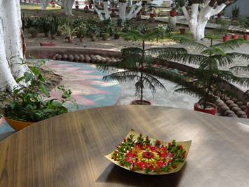 мандала с цветами