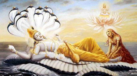 спящий Вишну