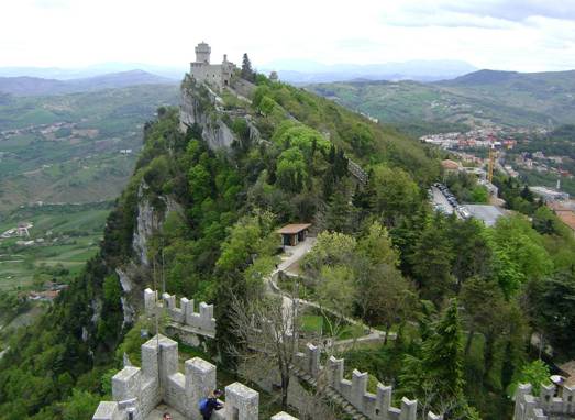 Вид на 2ю крепость