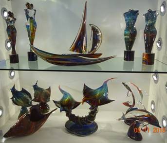 венецианское стекло в магазине