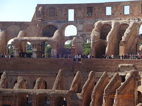 Колизей в разрезе