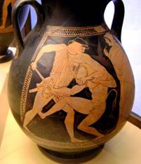 битва Персея с Минотавром