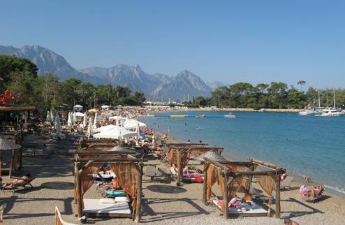 домики для пляжного отдыха